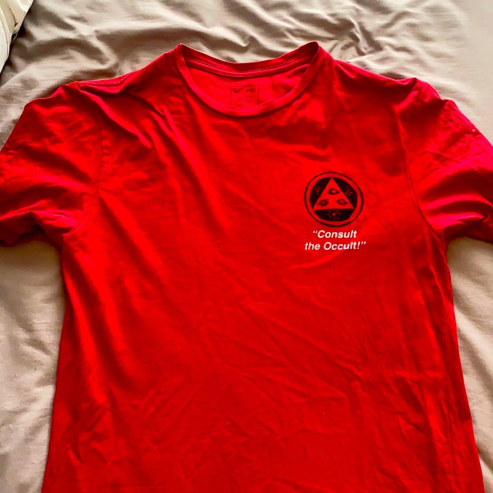 Welcome Skateboards t shirt. Consult the Occult